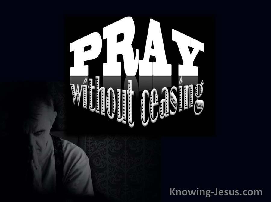 Pray Without Ceasing (devotional)08-08 (black)